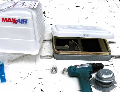 travel trailer roof vent replacement